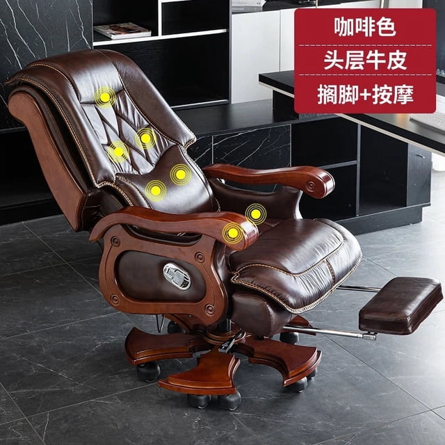 Computer Office Chair Desk Recliner Accent Pedicure Ergonomic Office Chair Vanity Leather Relax Silla De Oficina Furniture My Lux Decor Round