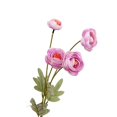 thumbnail image 2 of Oiur Wedding Simulation Flower 4 Heads Dew Lotus Camellia Realistic Non-fading Low Maintenance Artificial Flowers, 2 of 8