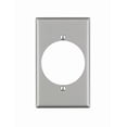 thumbnail image 1 of Placa de pared Outlet Leviton Silver, 1 banda de aluminio, 1 paquete, 1 of 2