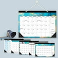 thumbnail image 3 of Luckky Desk Calendar 2025-2026, Desk Top Calendar from Jan. 2025Desk Calendar 2025-2026, Desk Top Calendar from Jan. 2025 to Jun. 2026, 17” x 12” Large School Year Desk Wall Calendar, 3 of 8