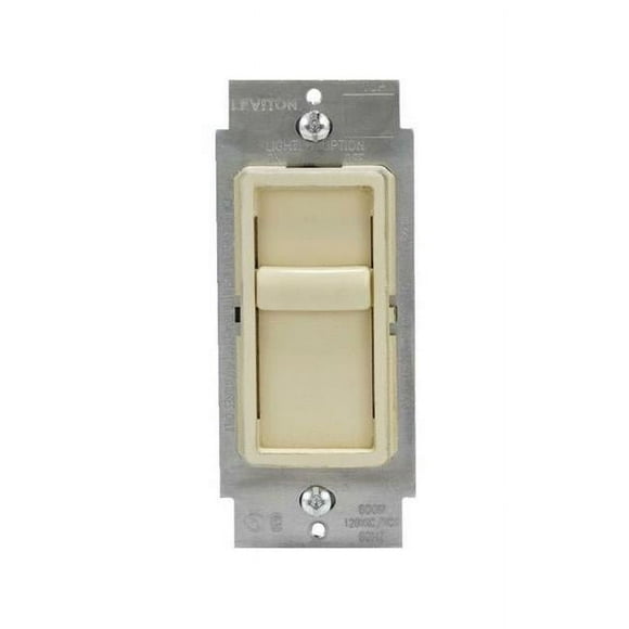 Leviton Mfg C21-06672-1LI Universal Slide Dimmer- Ivory