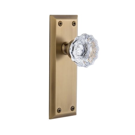 UPC 662972141688 product image for Grandeur Fontainebleau Door Knob with Fifth Avenue Plate | upcitemdb.com