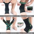 thumbnail image 4 of Advancent Tobillera deportiva de silicona y nailon, correa desmontable de fijación elástica, accesorios protectores de soporte de fútbol Escalada SG, 4 of 6