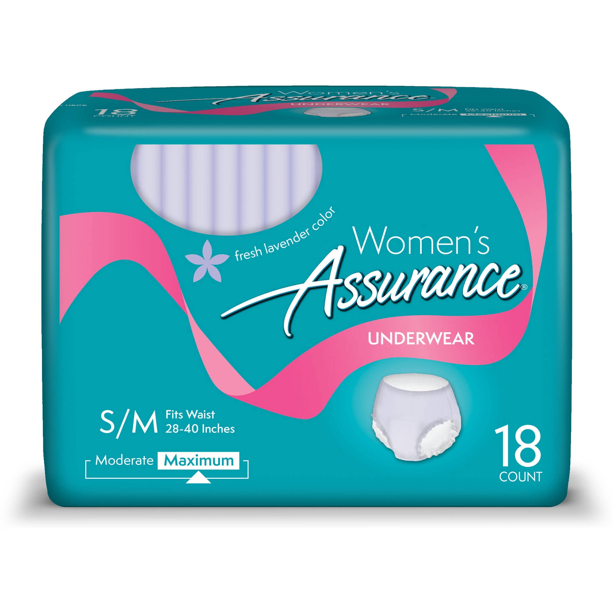 Assurance Incontinence Protective Underwear for Women Small/Medium