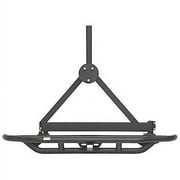 N-Fab Inc J8776621 (2 Boxes) 87-06 Wrangler Yj/Tj Rear Bumper with Tire Carrier, Textured Black
