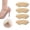 Beige, variant on Heel Protectors Inserts for Bladder Prevention Suede Shoes Too Large Padded Insoles High Foot Care Accessories Women Men