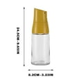 thumbnail image 3 of Automatic Oil Dispenser Bottle, Glass No-Drip Oil Pot, Thickened Soy Sauce Vinegar Container, Leakproof Opening Closing Spout, Kitchen Countertop Organizer, 3 of 7