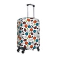 thumbnail image 3 of Daiia Color Balls Luggage Cover, Thickened Washable Travel Luggage Covers, Elastic Unique Baggage Covers for 18-20 inch Luggage-Small, 3 of 9