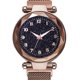 thumbnail image 2 of Reloj de cuarzo para mujer, correa de malla de acero inoxidable, reloj de pulsera con número de cielo estrellado, reloj decorativo para niñas kenally EL0260-06B, 2 of 2