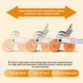 thumbnail image 4 of Automatic Rebound Ab Roller - Core Trainer with Timer, Elbow Support & Phone Holder (Orange), 4 of 5