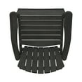 thumbnail image 6 of GDF Studio Easter Outdoor Weather Resistant Acacia Wood Adirondack Dining Chairs (Set of 2), Dark Gray Finish, 6 of 7