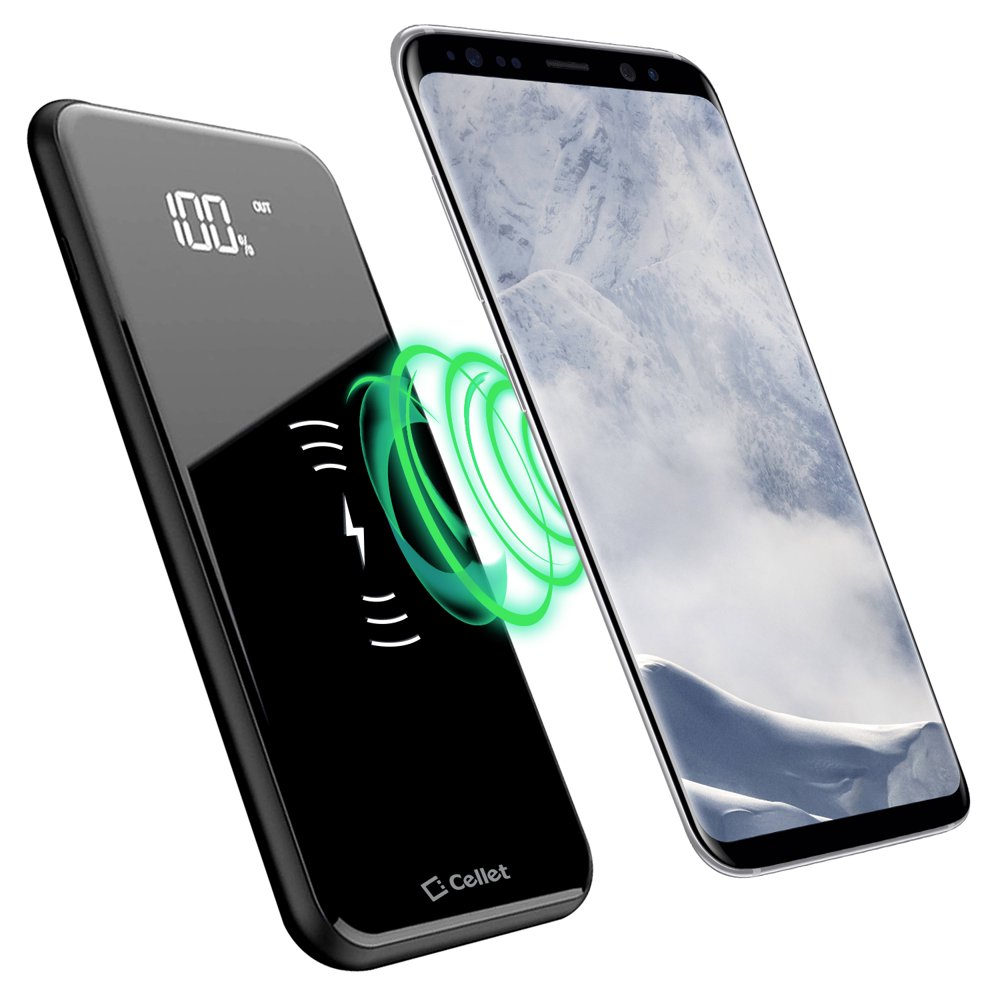 Qi Portable Wireless Charging Power Bank for Samsung Galaxy S8 / S8