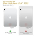 thumbnail image 4 of SURITCH iPad 10th Generation Case 10.9 inches 2022, Built-in Screen Protector Apple Pencil Holder Magnet Tri-fold Stand Cover Auto Wake/Sleep Full Body Shockproof Protection, 4 of 5