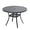 Dark Gray, variant on DIFY 63" Round Metal Patio Dining Table for 8-10, Outdoor Dining Table with Umbrella Hole, Sand