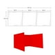 thumbnail image 2 of Laterales para toldo ilios innova  3x3 rojo calibre 210D (sin estructura), 2 of 9