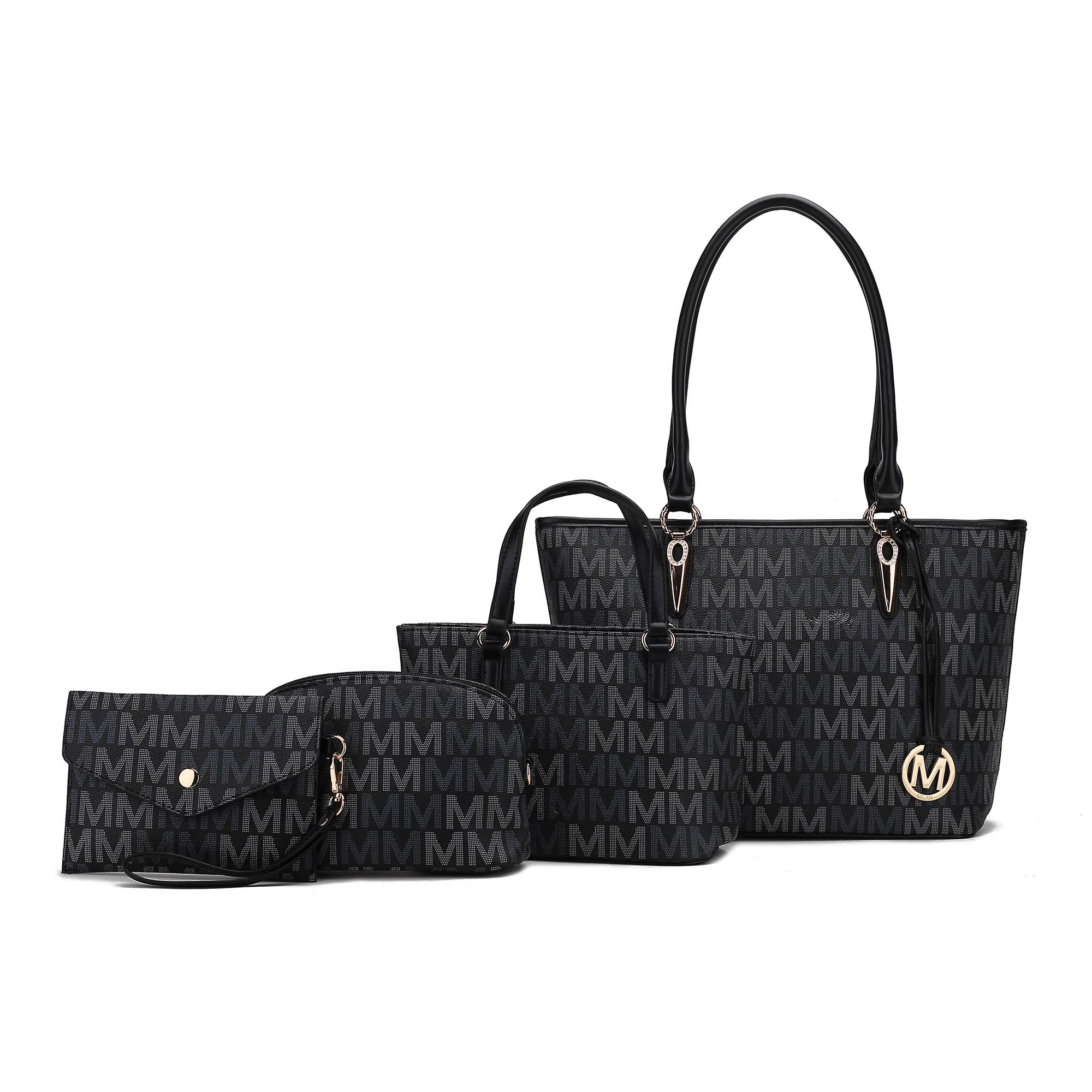 MKF Collection Alexy 4-Piece Tote Bag Set photo 2