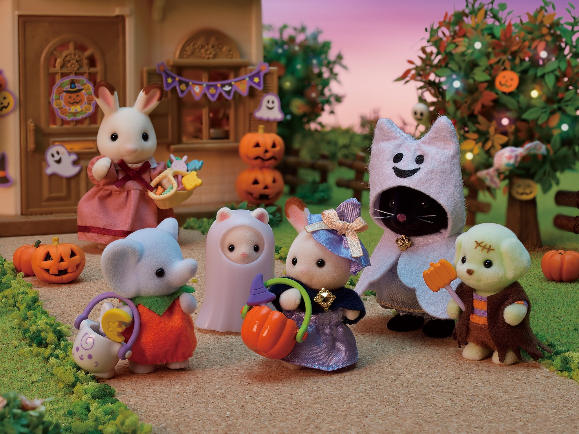 CALICO CRITTERS ハロウィン 3体セット CALICO CRITTERS ハロウィン 3体セット Calico Critters Trick
