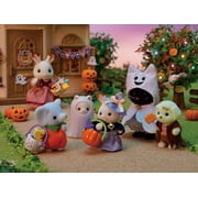 Calico Critters Trick or Treat Parade, Limited Edition Seasonal Halloween Set with 5 Collectible Figures and Costume Accessories