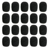 20pcs Microphone Sponge Foam Covers for Lapel/Headset Mic