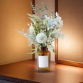 thumbnail image 6 of Fake Artificial Flowers Bouquet for Decoration, Ongmies Silk Flower Arrangements Wedding Bouquets Decorations Plastic Floral Table Centerpieces for Home Kitchen Garden Party Decor, 6 of 8