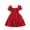 RD2, variant on Gunia Summer Dresses For Little Girls Bubble Sleeves Short Sleeved Pleated Polka Dot Princess Dress For Holiday Beach Blue Dress For Toddler Girls 18M-6Y