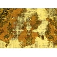thumbnail image 1 of Ahgly Company Indoor Rectangle Abstract Yellow Modern Area Rugs, 5' x 8', 1 of 4