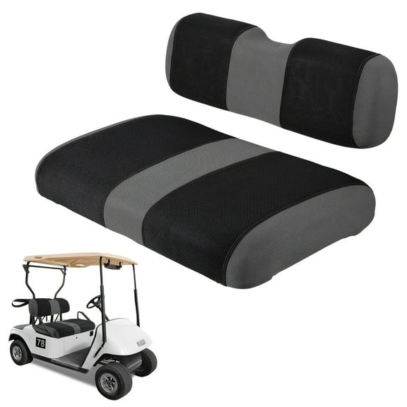 Universal Golf Cart Seat Covers Dress Up Older Golf Cart Durable Breathable Material Fit Like A Glove for EZGO TXT RXV, Easy to Install