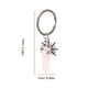 thumbnail image 5 of 2pcs Exquisitos Llaveros Llaveros Llaveros de Metal Llaveros en forma de Sol y Luna, 5 of 5