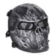 thumbnail image 2 of Maquillaje Cubierta Facial Airsoft Paintball Full Face Protection Skull Mask Suministros para exteriores (gris) Likrtyny Para Estrenar, 2 of 8