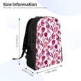 thumbnail image 4 of Easygdp Tulips Flowers Mochila Versátil y Elegante: Comodidad, Almacenaje y Durabilidad para la Universidad, Trabajo, Viajes y Uso Diario, 4 of 8