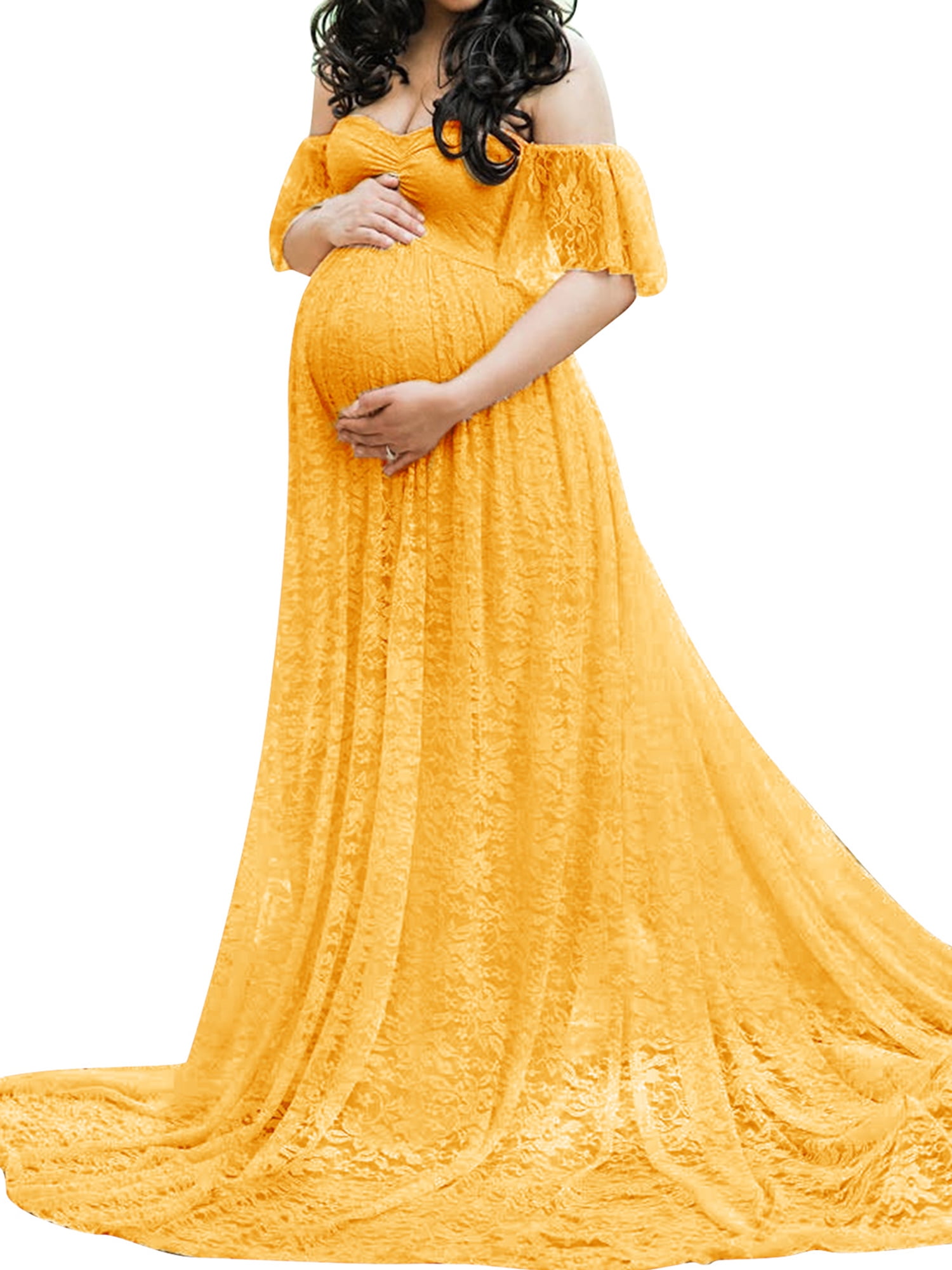 gown ruffle