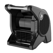 Lasko 14 High Velocity Utility Fan, 3-Speed, 2 Outlets, Pivoting, Black, U15617