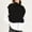Black, variant on POROPL Women's Sweaters Sleeveless High Neck Sweater Oversized Knitted Size S-XL