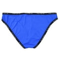 thumbnail image 5 of HUPOM Mens Underwear Boxer Briefs Male Thongs Low waist Elastic Waist Solid Briefs Blue M, 5 of 7