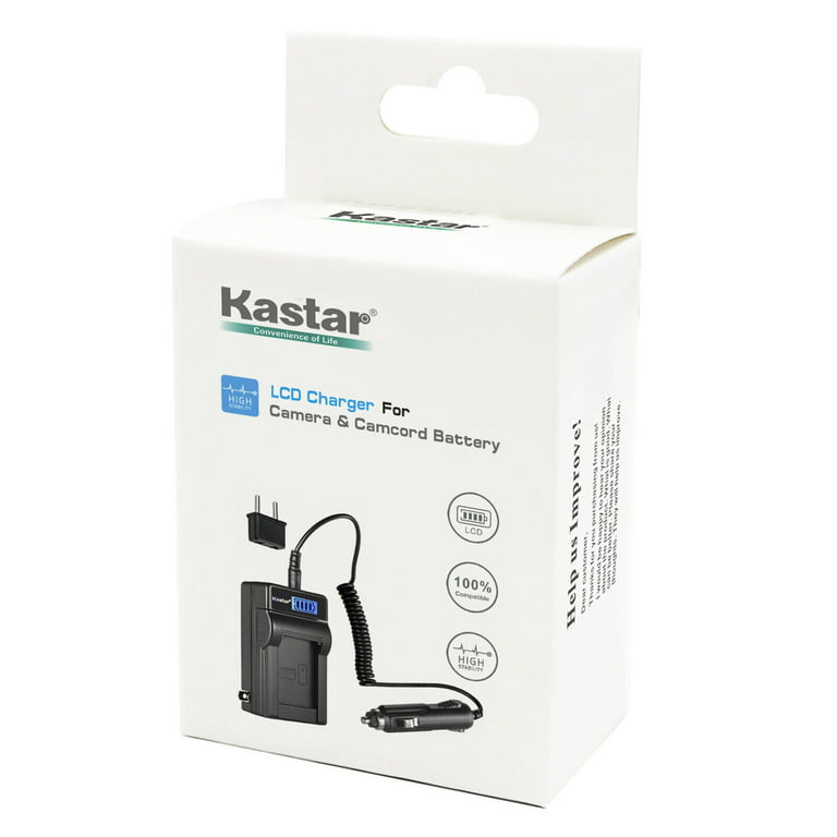 Kastar 4-Pack LP-E12 Battery and LCD AC Charger Compatible with