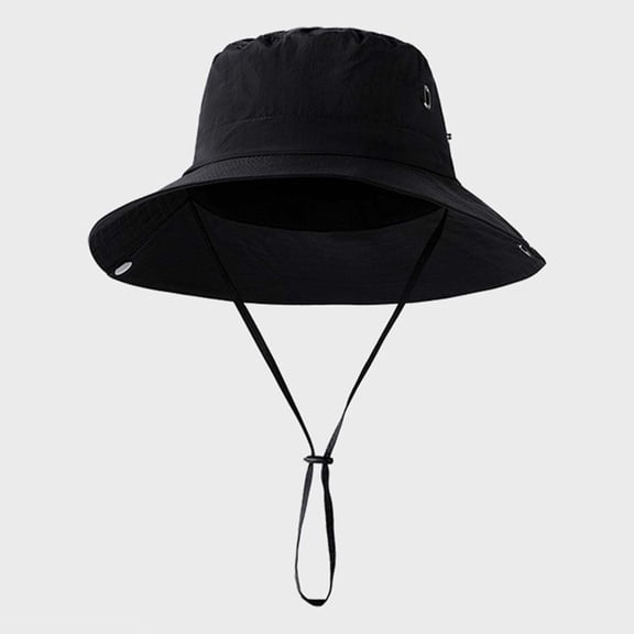 RKSTN Sun Hats for Women Fishing Hat Windproof Water Resistant Hiking Hat with Adjustable Strap