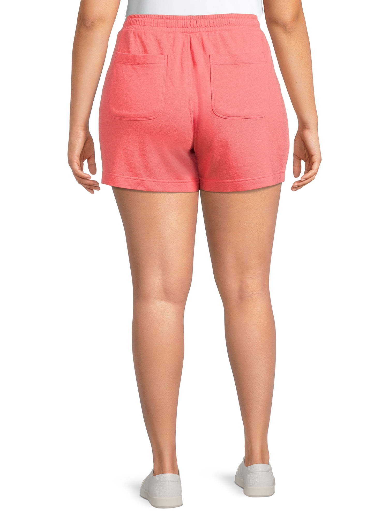 Terra & Sky Terra and Sky Womens Plus Size Pull On Knit Shorts