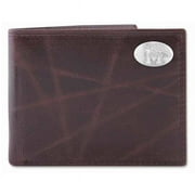 Memphis Passcase Wrinkle Leather Wallet - Brown