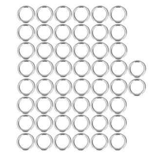 Ujk-TyLun 12 Pieces Heart Shape Metal Craft Ring Buckles, Hollow Metal  Spring Rings for Crafts, 27mm O Rings Metal for Keychains