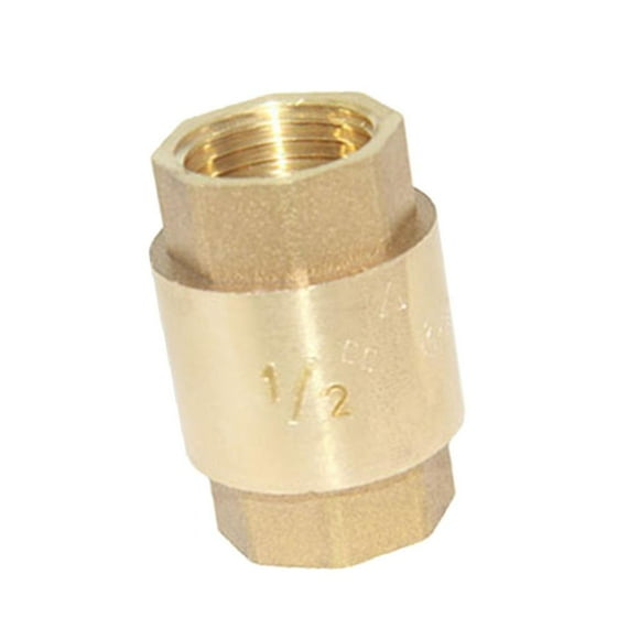 jifeng 1/2\'\' Brass Spring Check Valve Vertical Copper Water Oil Control Valve