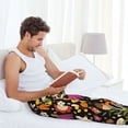 thumbnail image 5 of Naloa Sunflowers Mushrooms Pajama Pants Men, PJ Bottoms, Sleep & Lounge Pants-X-Large, 5 of 6