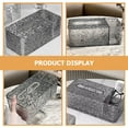 thumbnail image 4 of Caja de pañuelos multifunción, dispensador de pañuelos rectangular con organizador lateral, 4 of 6