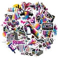 thumbnail image 2 of 35pcs Colorful Urban Sticker Pack Retro Graffiti Decals Art Kids Stickers for Suitcase Laptop Guitar, 2 of 9