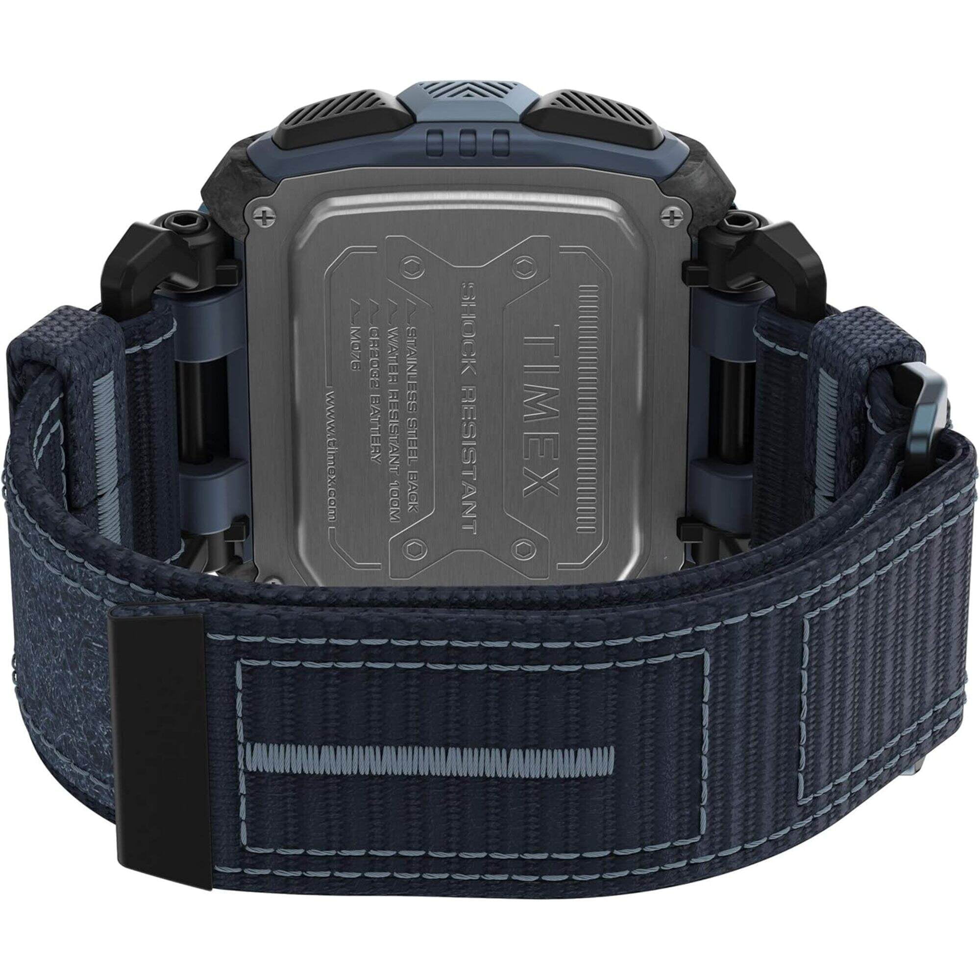 Timex TW5M28700 Men s Command Shock Canvas Strap Digital Watch Walmart