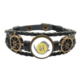 thumbnail image 1 of Ajedrez de ensayo Pulsera marina tejida en cuero, 1 of 4