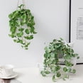 thumbnail image 1 of Plantas artificiales Verde | Decoración falsa de hidrocotilo vulgaris | Suculentas de plástico en maceta, plantas de interior de hoja pequeña para escritorio, oficina, multicolor, 20 cm, 1 of 6