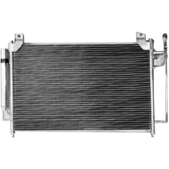 A/C Condenser with Receiver Drier - Compatible with 2007 - 2012 Mazda CX-7 2008 2009 2010 2011