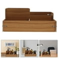 thumbnail image 3 of Toyandona Pencil Holders for Desk Wooden Home Users 1Pack 9.6x5.9x7.1in, 3 of 7