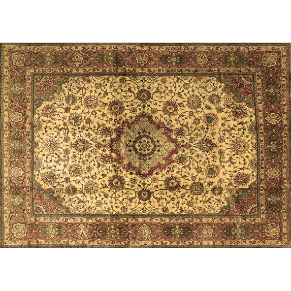 Ahgly Company Indoor Rectangle Persian Brown Traditional Area Rugs, 2' x 4'
