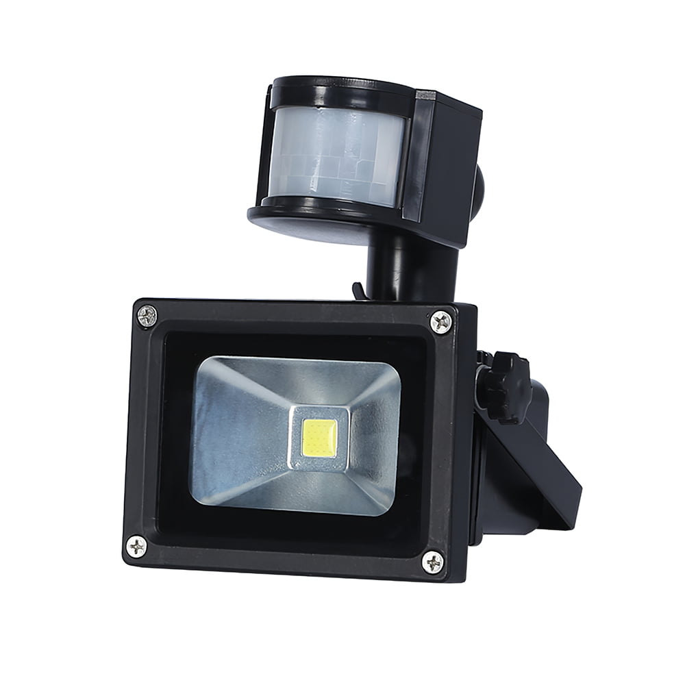 LED Floodlight Security Light with Motion Sensor Outdoor Spotlight 10W IP65 